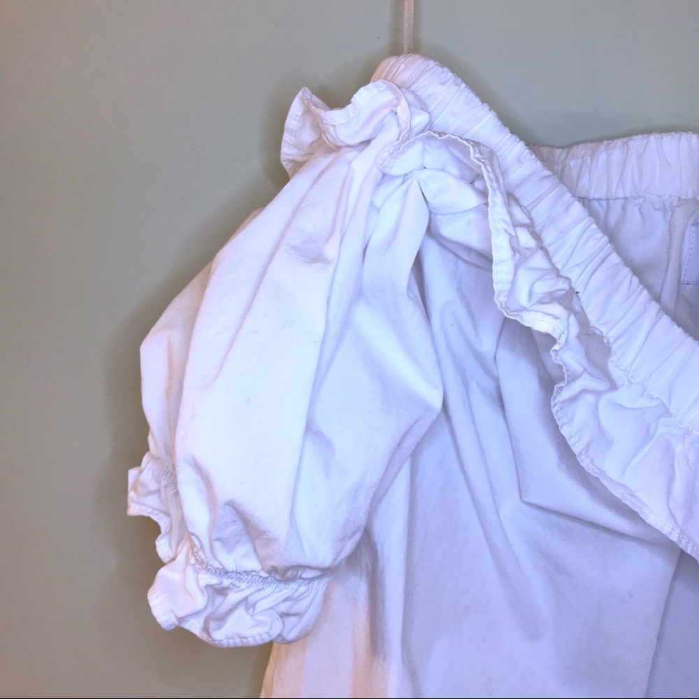 Vineyard Vines White Off the Shoulder Top - Picture 6 of 8